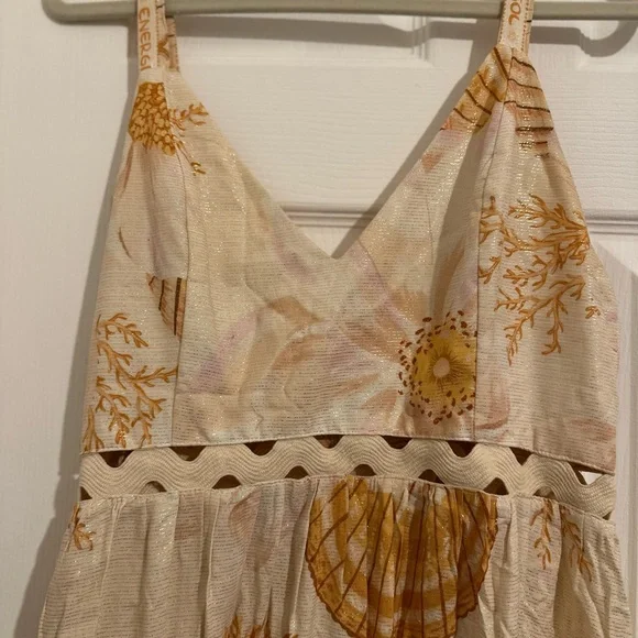 FARM Rio Beijo de sol shell sparkly dress size M - Picture 6 of 7